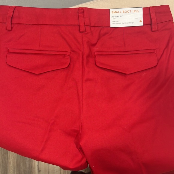 NWT Classic Boot Leg Red Trouser - Picture 7 of 10